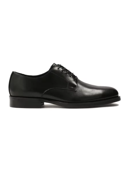 Lniany derby Kazar elegancki czarny