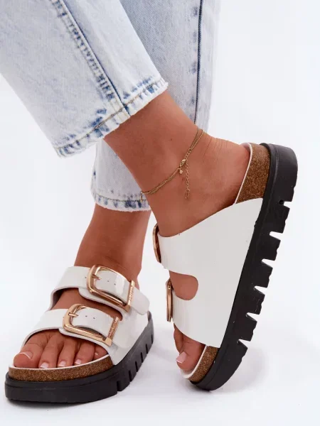 Sandale Lee Cooper cu platformă negru
