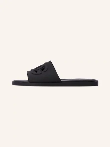 Dolce & Gabbana Pantofle S Výřezy černá
