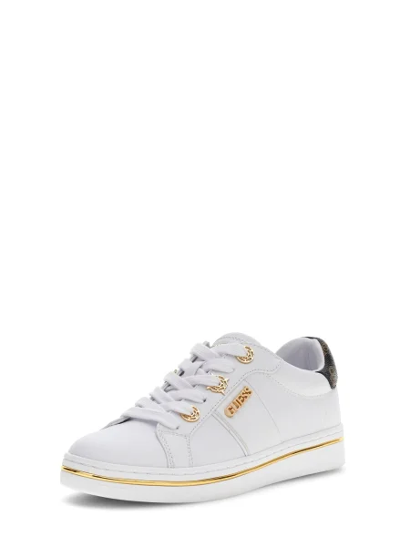 Sneakerși Guess alb