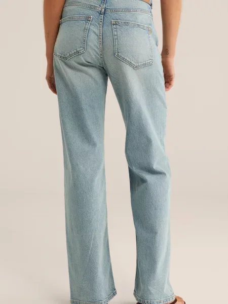 WE Fashion Jeans deschis albastru
