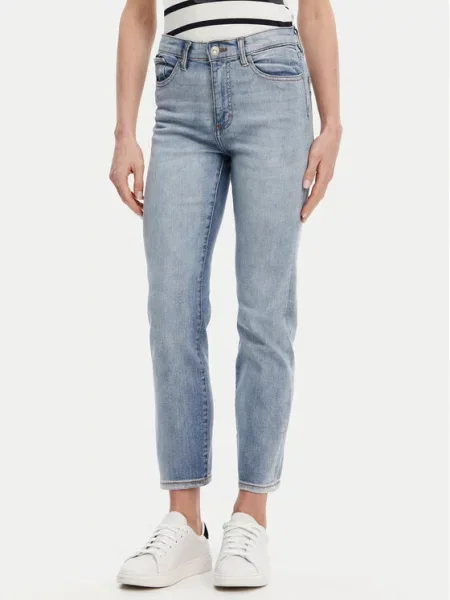 French Connection Jeansy Cigarette Fit niebieski