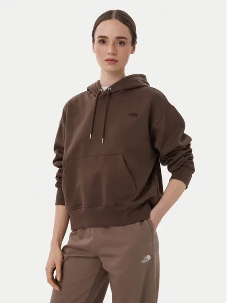 The North Face Суитшърт Tnf Essential Simple Dome Boxy Os кафяв