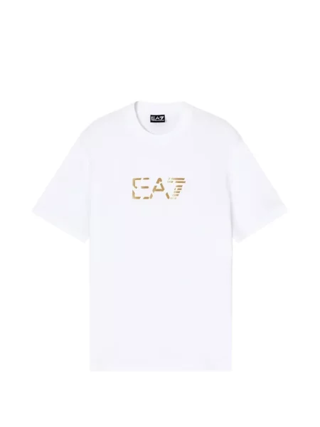 Tricou Ea7 Emporio Armani cu imagine alb
