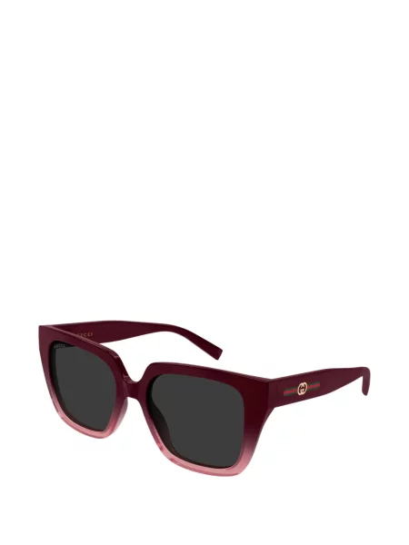 Ochelari de soare Gucci Eyewear cu dungi roșu