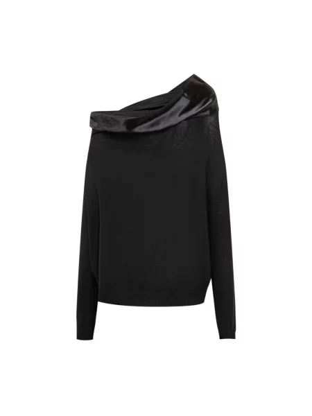 Sweter Alberta Ferretti czarny