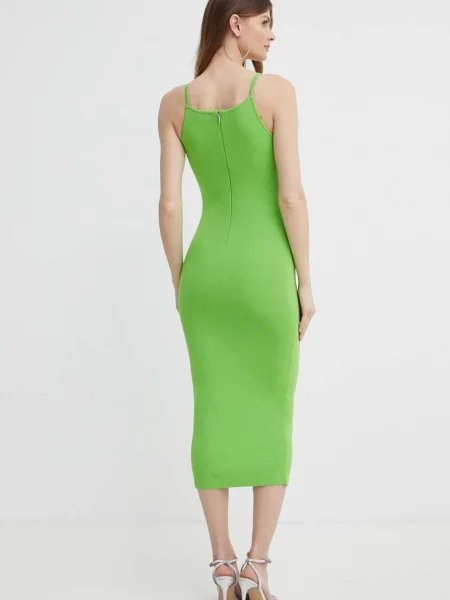 Сукня MICHAEL Michael Kors midi облягаюча зелений