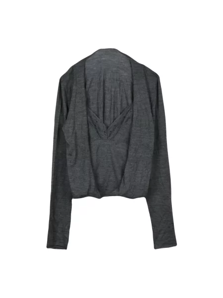 Sweter Alberta Ferretti wełniany szary