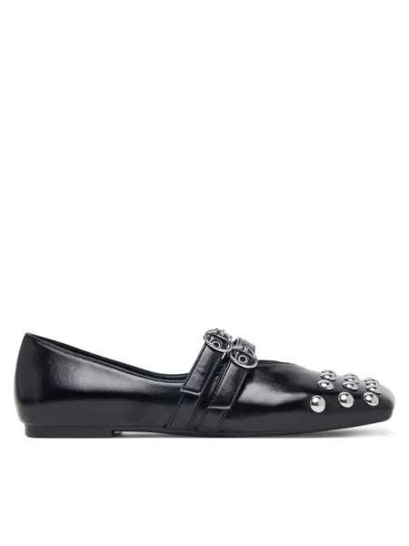 Armani Exchange Baleriny czarny