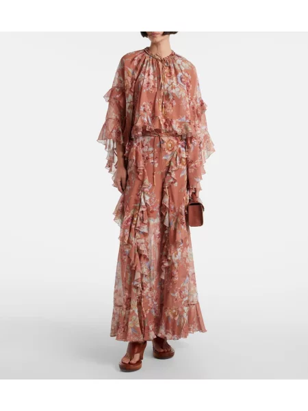 Bluză Zimmermann de mătase cu model floral