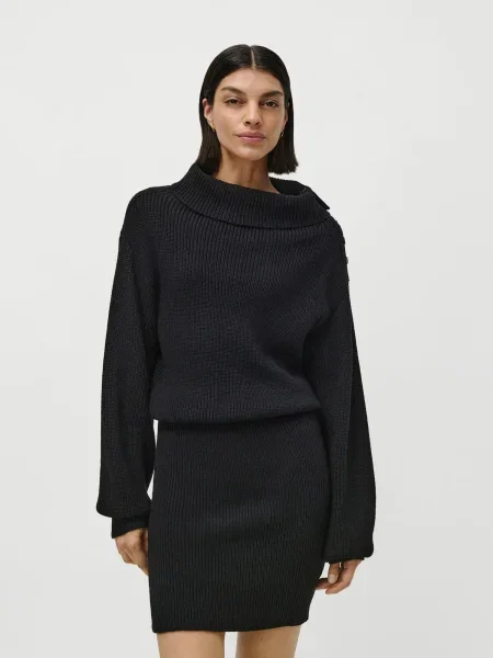 LeGer by Lena Gercke Rochie tricotat Cara' negru