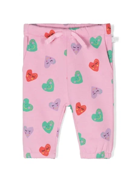 Legginsy dziecięce Stella Mccartney różowe