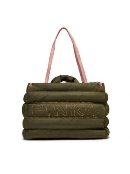 Pinko Geantă Shopper AI PLTT verde