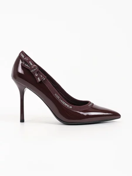 Karl Lagerfeld pantofi cu stiletto din piele Sarabande