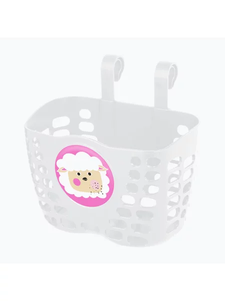 Coș de bicicletă pentru copii față Kellys Buddy Sheep white alb