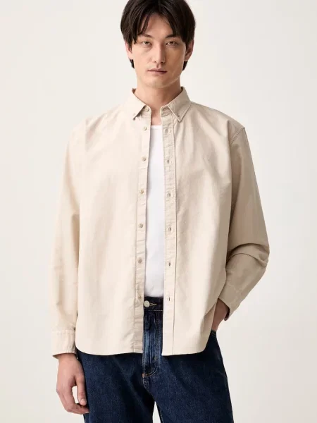 Levi's cămașă pentru bărbați din AUTHENTIC BUTTON DOWN bej