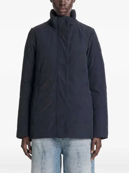 Palton Canada Goose cu autograf albastru