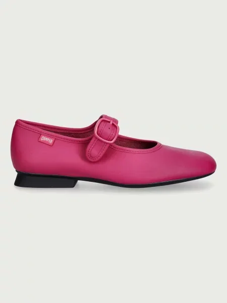 Camper balerini din piele Casi Myra roz