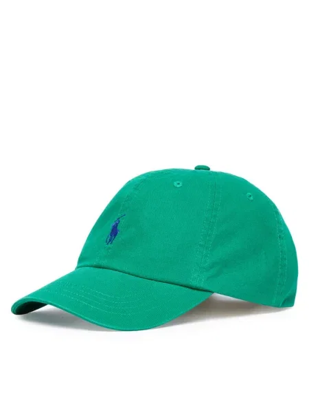 Polo Ralph Lauren czapka z daszkiem gładka zielony