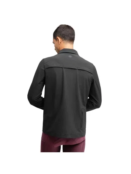 Letnia wierzchnia koszula kolarska gravel Kolarstwo Siroko Stoneway Black czarna