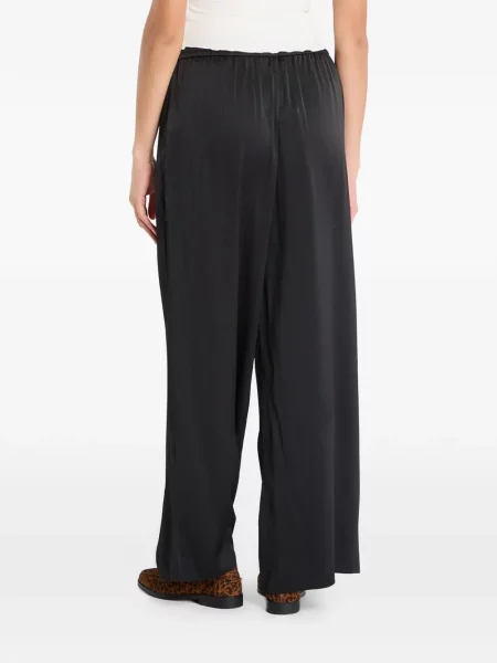 Pantaloni palazzo Samsøe Samsøe negru