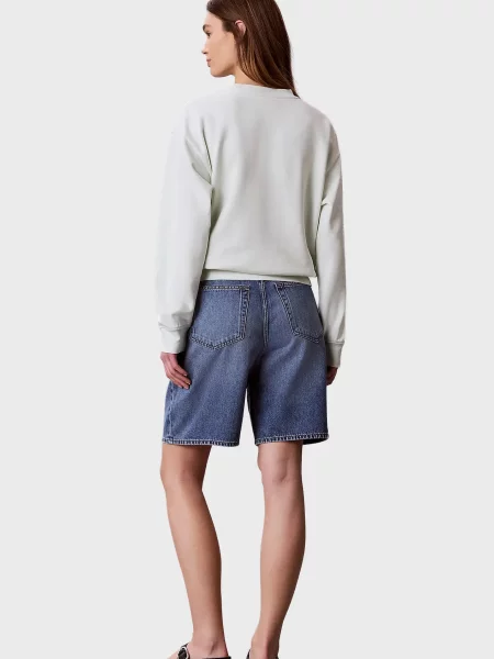Махровый свитшот Calvin Klein Jeans мятного цвета