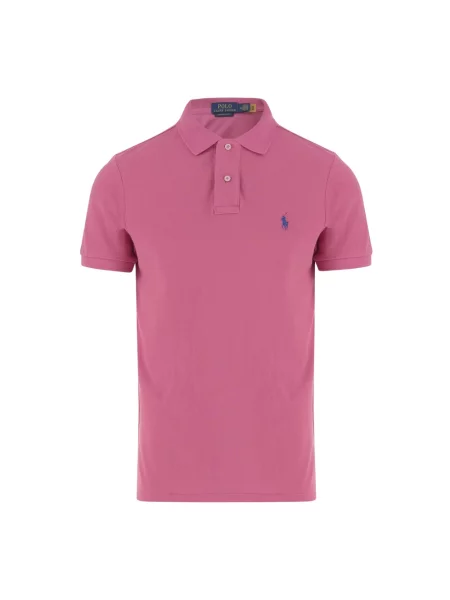 Koszulka polo Polo Ralph Lauren z logo różowa