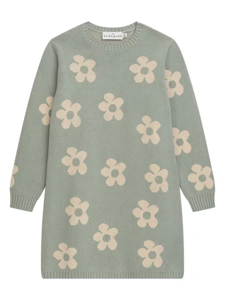 Danamade Rochie Katrine nisipiu / mentă verde