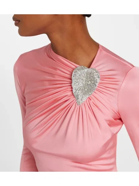 Rochie David Koma din satin roz