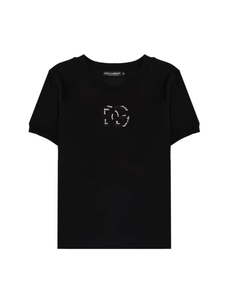 Koszulka Dolce And Gabbana z logo czarna