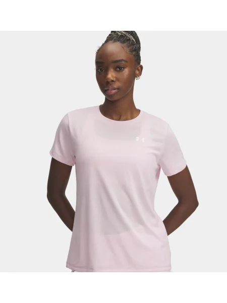 UNDER ARMOUR koszulka sportowa t-shirt Tech SSC Solid XS różowa