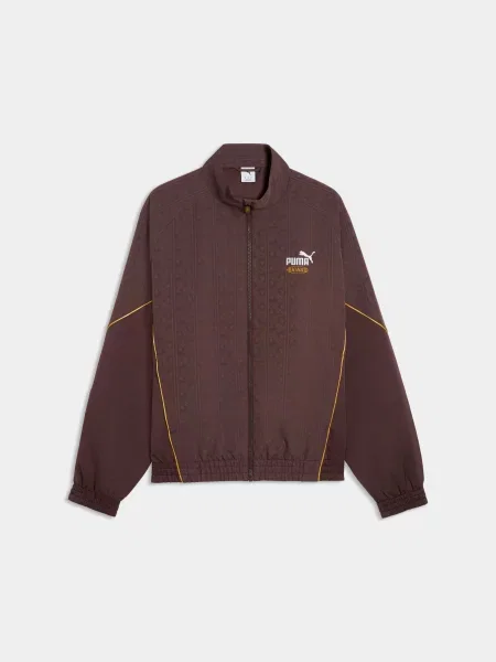 Жіноча Демісезонна куртка PUMA King Jacket комбінований верх коричневий