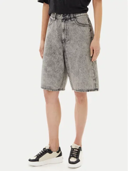 Volcom Джинсові шорти Beeggy Baggy Fit сірий