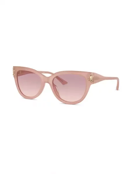 Ochelari de soare Jimmy Choo Eyewear cu autograf roz
