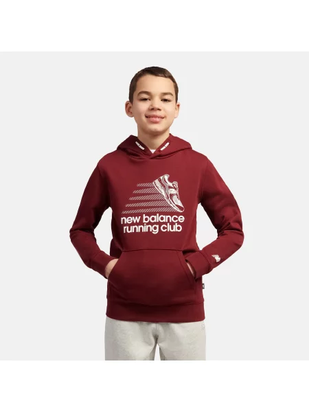 Bluza dziecięca New Balance – bordowa