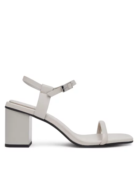 Basutės Calvin Klein Block Heel Sandal 75 Lth pilka