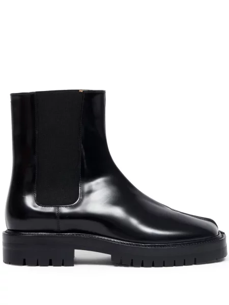 Botine chelsea Maison Margiela din piele negru