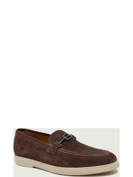 Baldinini Pantofi loafer | piele întoarsă maro