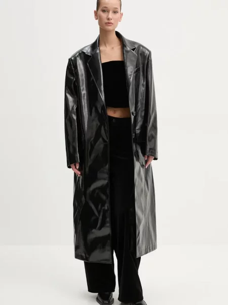 MSGM palton femei de tranzitie negru