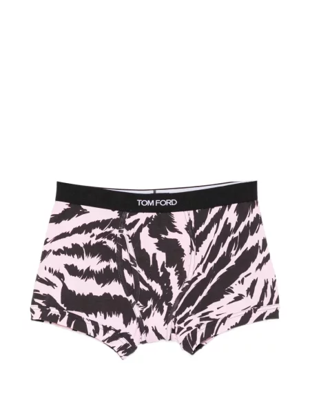 Tigriscsíkos boxeralsó Tom Ford nyomtatás rózsaszín