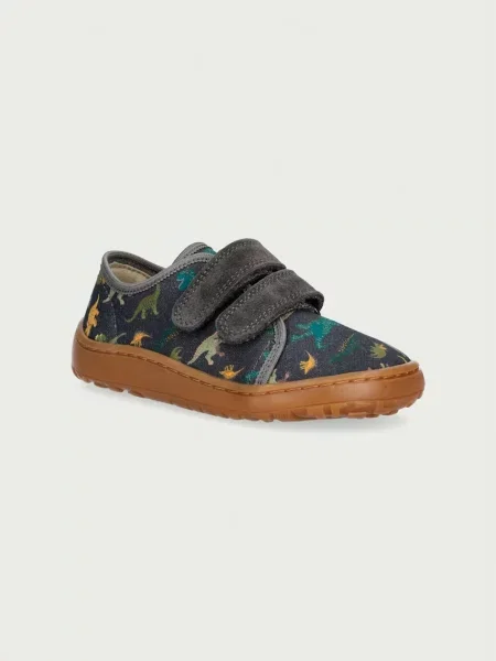 Froddo Pantofle BAREFOOT CANVAS šedé