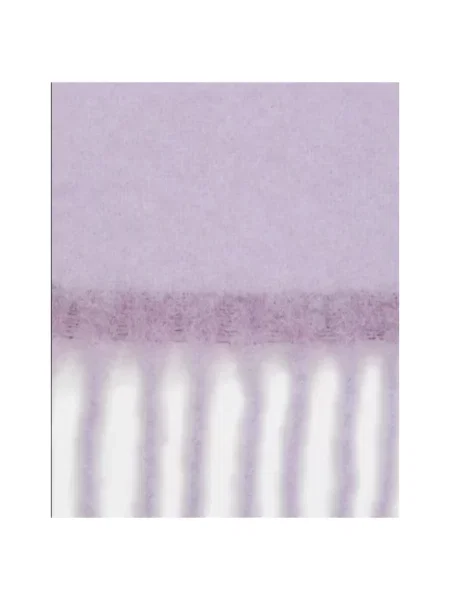 Szal Acne Studios wełniana różowa