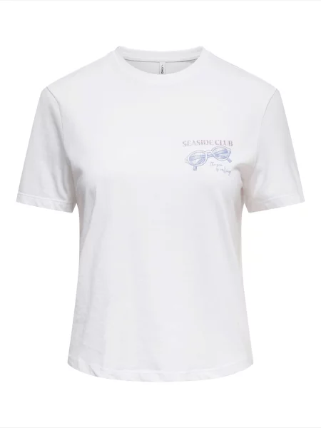 ONLY Tricou ONLDINA albastru / mov liliachiu alb