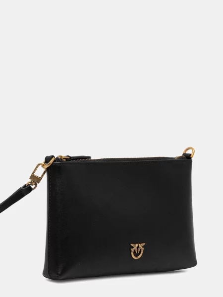 Rucsac Pinko fără toc din piele negru