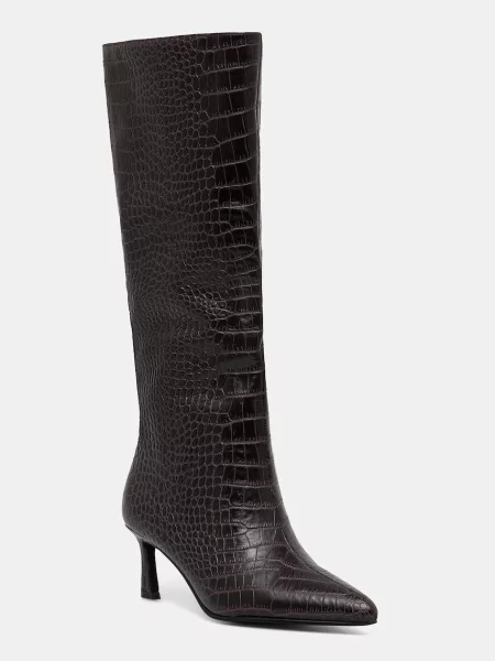 Steve Madden ghete de piele Lavan cu cui maro