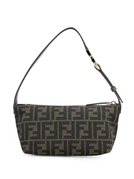 Geantă Fendi din jacard negru