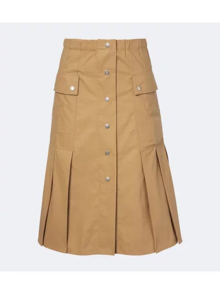 Fustă midi Moncler bej