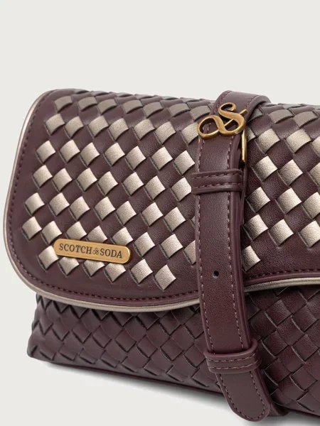 Кожаная сумка Scotch & Soda