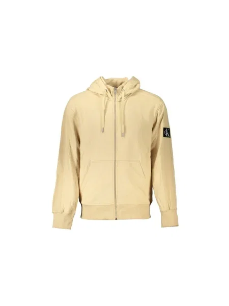 Melegítő felső Calvin Klein bézs