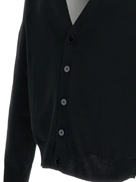 Cardigan Givenchy tricotate cu decolteu în V negru